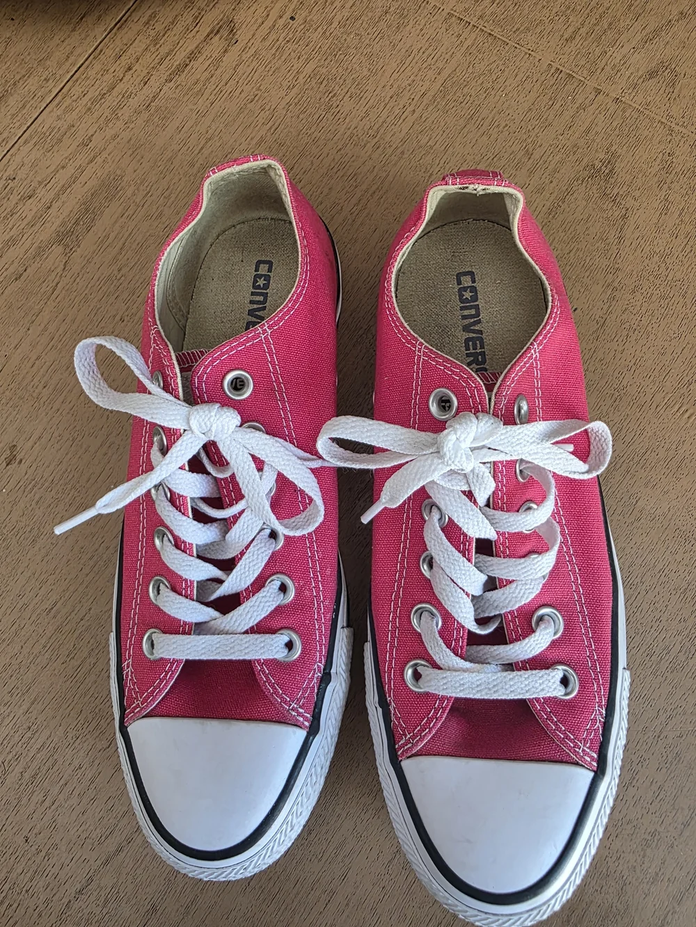 Converse Kids Low Top Canvas Sneakers - Pink